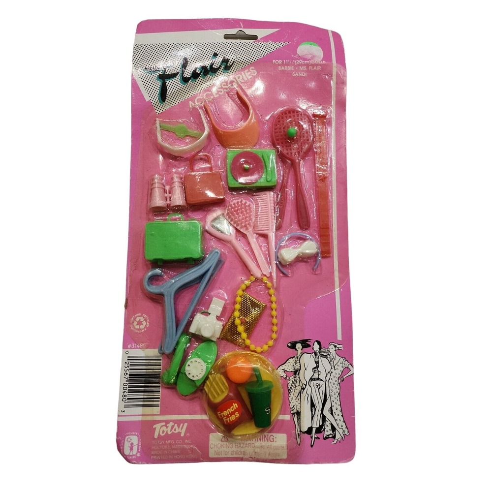 Vintage Totsy FLAIR sandi Doll Barbie Accessories for 11 1/2" Dolls NEW!